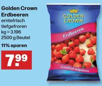 Handelshof Golden Crown Erdbeeren 2500 g Beutel Angebot