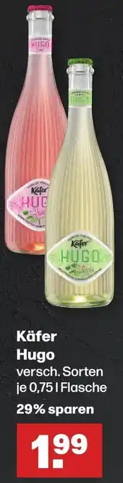 Handelshof Käfer Hugo 0,75 L Flasche Angebot