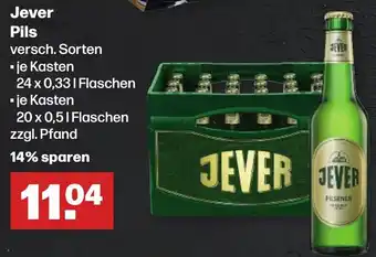 Handelshof Jever Pils 24x0,33/20x0,5 L Flaschen Angebot