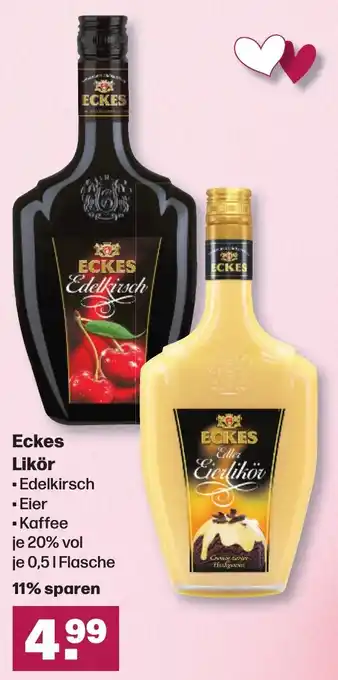 Handelshof Eckes Likör 0,5 L Flasche Angebot