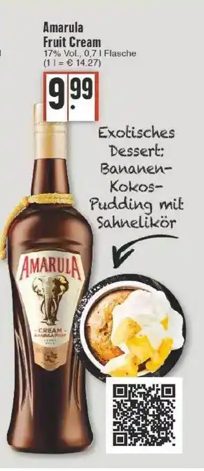 Edeka Amarula Fruit Cream 0,7L Angebot