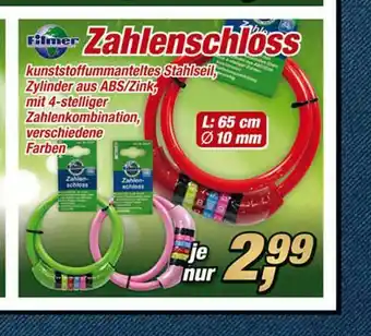 Posten Börse Filmer Zahlenschloss Angebot