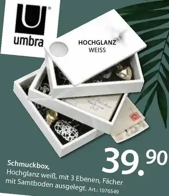 Zurbrüggen umbra Schmuckbox Angebot