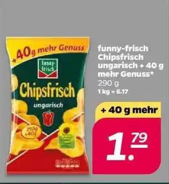 NETTO Funny-frisch Chipsfrisch Ungarisch 290g Angebot