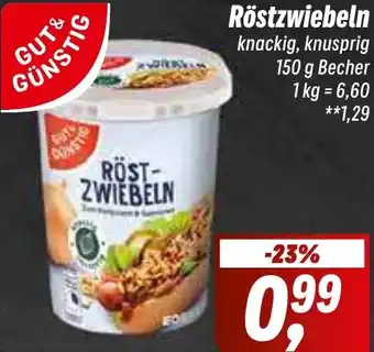 Simmel GUT & GÜNSTIG Röstzwiebeln 150 g Becher Angebot