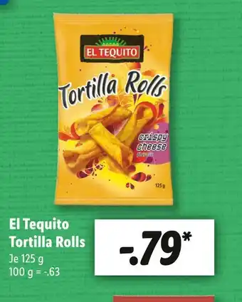 Lidl El tequito tortilla rolls Angebot