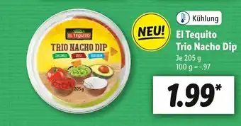 Lidl El tequito trio nacho dip Angebot