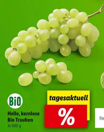 Lidl Bio trauben Angebot