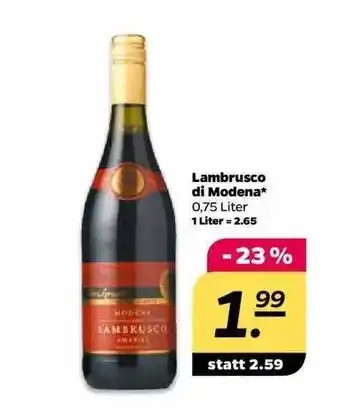 NETTO Lambrusco Di Modena 0,75L Angebot