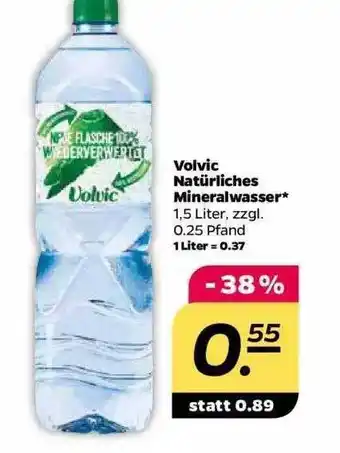 NETTO Volvic Natürliches Mineralwasser 1,5L Angebot