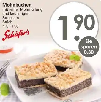 WEZ Schäfer's Mohnkuchen Angebot