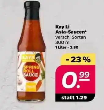 NETTO Kay Li Asia Saucen 300ml Angebot