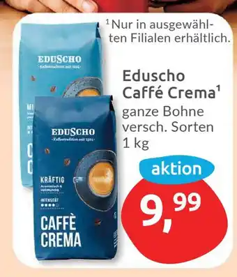 Budni Eduscho Caffé Crema ganze Bohne versch. Sorten 1 kg Angebot