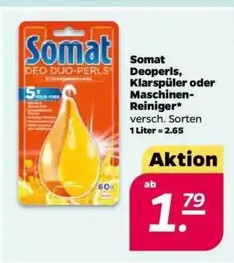 NETTO Somat Deoperls, Klarspüler Oder Maschinen-reiniger Angebot