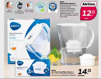 NETTO Brita Wasserfilter Marella Oder 3er-pack Powerfilter Maxtra+ Angebot