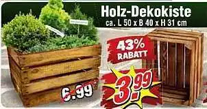 Wiglo Wunderland Holz Dekokiste Angebot