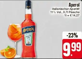 Edeka Aperol 0,7 L Flasche Angebot