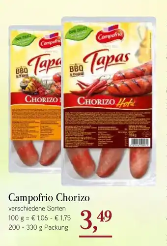 Dornseifer Campofrio Chorizo 200-330g Angebot