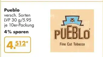 Handelshof Pueblo versch. Sorten LVP 30 g Angebot