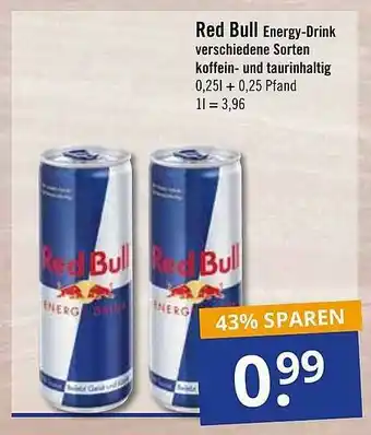 GetränkePartner Red Bull Energy Drink Angebot