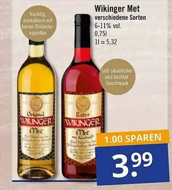 GetränkePartner Wikinger Met Angebot