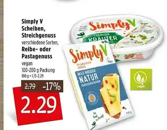 Kupsch SimplyV Scheiben, Streichgenuss, Reibe- Oder Pastagenuss Angebot