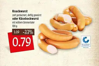 Kupsch Knackwurst Oder Käsebockwurst Angebot