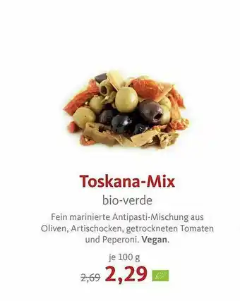 VollCorner Biomarkt Toskana-mix Bio-verde Angebot