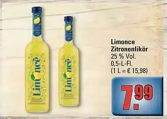 alldrink Limonce Zitronenlikör Angebot