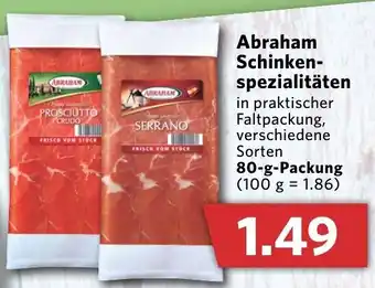 Combi Abraham Schinkenspezialitäten 80g Angebot