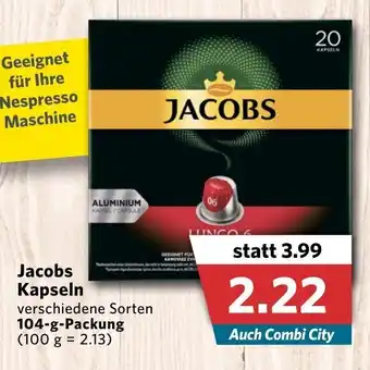 Combi Jacobs Kapseln 104g Angebot