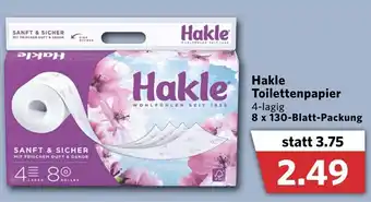 Combi Hakle Toilettenpapier Angebot