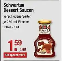 V Markt Schwartau Dessert Saucen 250ml Angebot