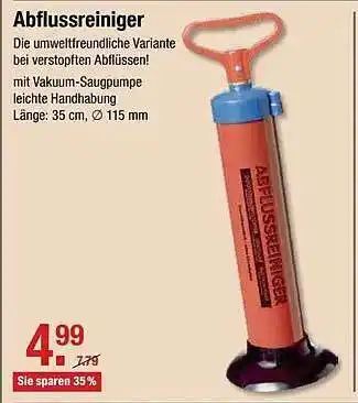 V Markt Abflussreiniger Angebot