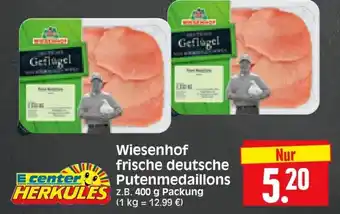 Edeka Herkules Wiesenhof Frische Deutsche Putenmedaillons 400g Angebot