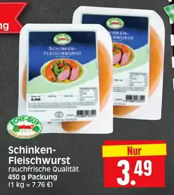 Edeka Herkules Schinken Fleischwurst 450g Angebot