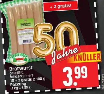 Edeka Herkules Bratwurst Angebot