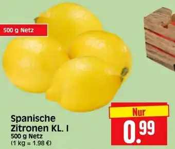 Edeka Herkules Spanische Zitronen 500g Angebot