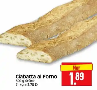 Edeka Herkules Ciabatta al Forno 500g Angebot