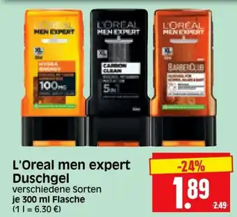 Edeka Herkules L'Oreal Men Expert Duschgel 300ml Angebot