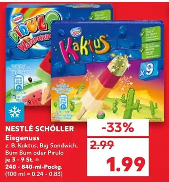 Kaufland Nestlé Schöller Eisgenuss 240-840ml Angebot