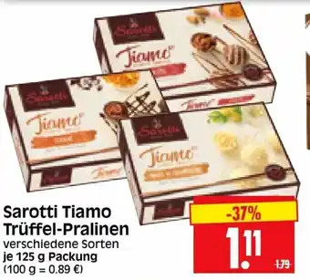 Edeka Herkules Sarotti Tiamo Trüffel Pralinen 125g Angebot