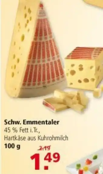 Multi Markt Schw. Emmentaler 100g Angebot