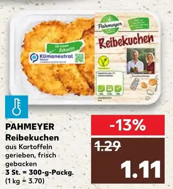 Kaufland Pahmeyer Reibekuchen 300g Angebot