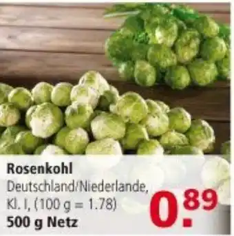 Multi Markt Rosenkohl 500g Angebot