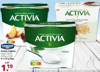 Multi Markt Danone Activia Joghurt 4x115g Angebot