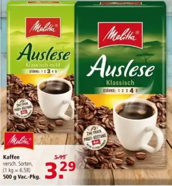 Multi Markt Melitta Kaffee 500g Angebot