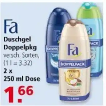 Multi Markt Fa Duschel Doppelpkg 2x250ml Angebot