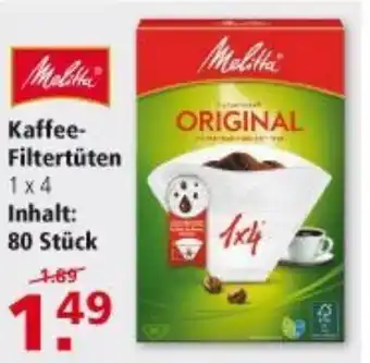 Multi Markt Melitta Kaffee Filtertüten Angebot