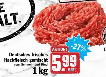 Hit Deutsches Frisches Hackfleisch gemischt 1kg Angebot